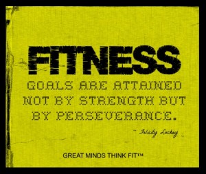 YellowFitnessGymPoster